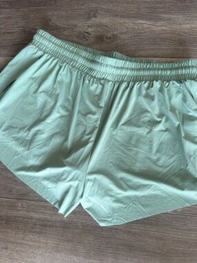 Ultra Flirt Sport Sage Green 2-in-1 Flowy Athletic Shorts with Pockets XL